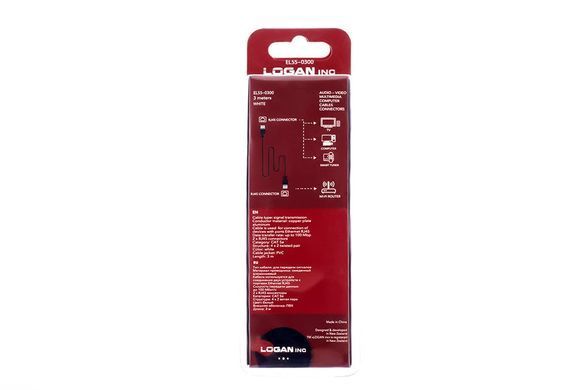 Патч-корд Logan CAT5e 3м (EL55-0300)