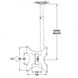 Потолочный кронштейн для ТВ iTech CELB-22NL W