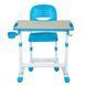 Парта со стульчиком FunDesk Piccolino II Blue, Парта и стул, 66,4 см, 47,4 см, 664 x 474 x 540 - 760 мм
