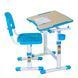 Парта со стульчиком FunDesk Piccolino II Blue, Парта и стул, 66,4 см, 47,4 см, 664 x 474 x 540 - 760 мм