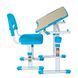 Парта со стульчиком FunDesk Piccolino II Blue, Парта и стул, 66,4 см, 47,4 см, 664 x 474 x 540 - 760 мм