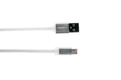 Кабель синхронізації Logan USB-A 2.0 - microUSB 1м White (EL117-010WH)