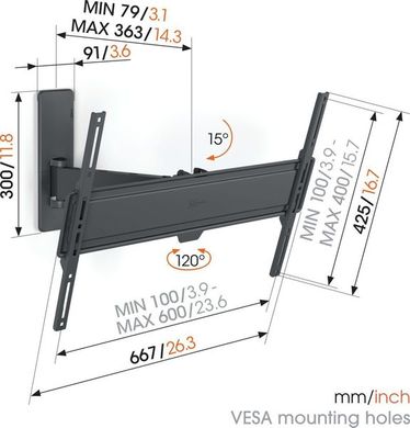 Кронштейн для ТВ Vogels TVM 1623