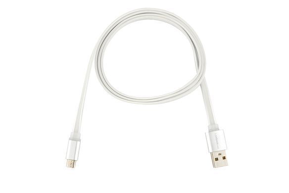 Кабель синхронізації Logan USB-A 2.0 - microUSB 1м White (EL117-010WH)