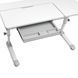 Парта FunDesk Trovare Grey, Парта, 120 см, 60 см, 1200 x 600 x 600-760 мм