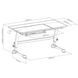 Парта FunDesk Trovare Grey, Парта, 120 см, 60 см, 1200 x 600 x 600-760 мм