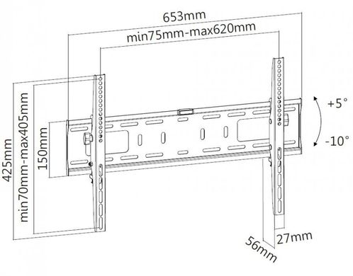 Кронштейн для ТВ iTech PLB-2