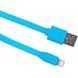 Кабель синхронизации Logan Apple Lightning - USB 1м Blue (EL118-010BU)