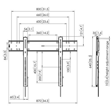 Кронштейн для ТВ Vogels PFW6800