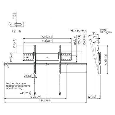 Кронштейн для ТВ Vogels PFW4710