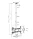Потолочный крепеж для ТВ iTech Celb-54N