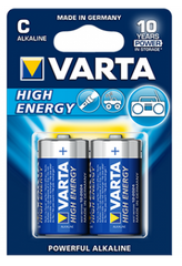 Батарейка VARТA High Energy C LR14 2шт