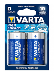 Батарейка VARТA High Energy D LR20 2шт