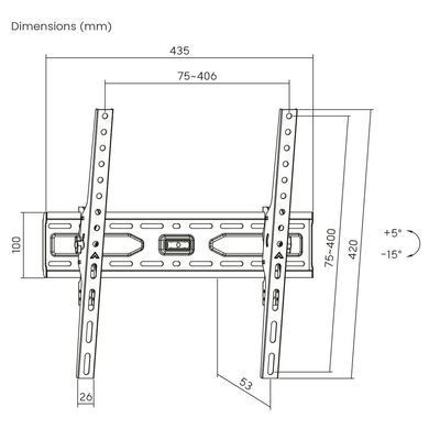Кронштейн для телевизора UniBracket BZ02-43