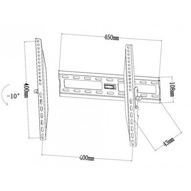 Крепление для ТВ iTech PM4T