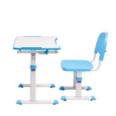 Парта зі стільчиком Cubby Olea Blue, Парта і стілець, 67 см, 47 см, 670 x 470 x 545 - 762 мм