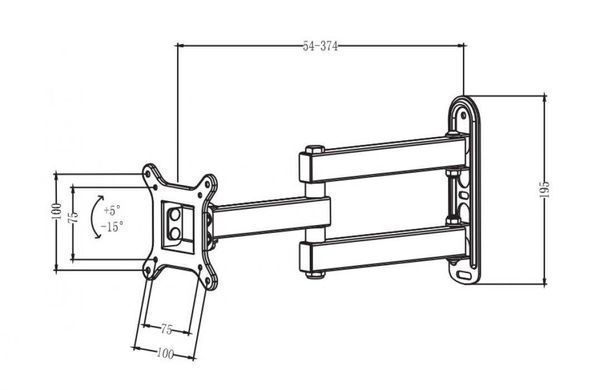Кронштейн для ТВ iTech LCD324