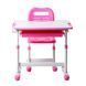 Парта со стульчиком FunDesk Sole Pink, Парта и стул, 70 см, 50 см, 700 x 500 x 510 - 760 мм