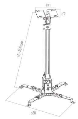 Кронштейн для проектора iTech P300L