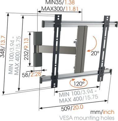 Кронштейн для ТВ Vogels THIN 225