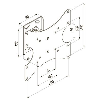 Крепление для ТВ KSL Simpler 25ET