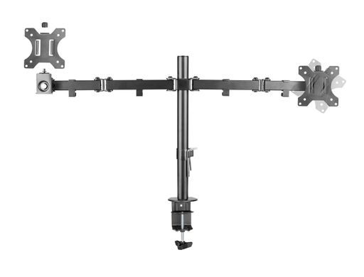 Кронштейн Brateck LDT12-C024N. Настільне кріплення для двох моніторів