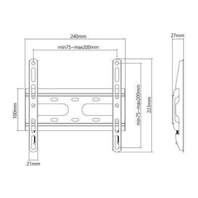 Кріплення для ТВ UniBracket BZ03-20