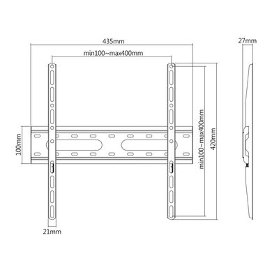 Кріплення для ТВ UniBracket BZ03-40