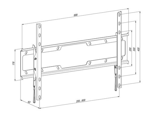 Кріплення для ТВ KSL Simpler 68EN