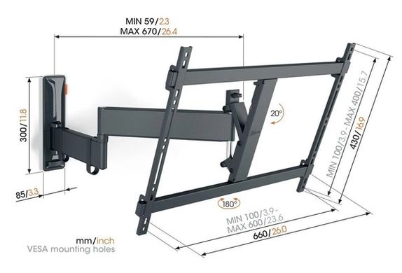 Кріплення для ТВ Vogels TVM 3643