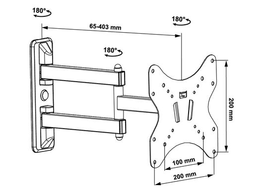 Кронштейн для ТВ Walfix R-352W