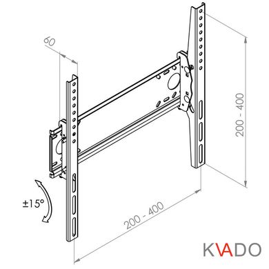 Кріплення для телевізора КВАДО К-151