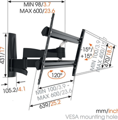 Кріплення для ТВ Vogels WALL3350