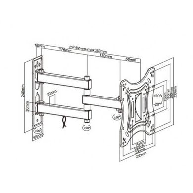 Кронштейн для ТВ iTech LCD53B