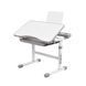 Парта со стульчиком FunDesk Cura Grey, Парта и стул, 66,4 см, 49,3 см, 664 х 493 х 540 - 766 мм