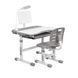 Парта со стульчиком FunDesk Cura Grey, Парта и стул, 66,4 см, 49,3 см, 664 х 493 х 540 - 766 мм