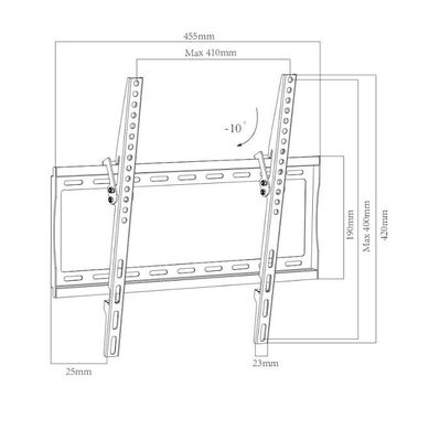 Крепление для ТВ Charmount CT-PLBE3012AN