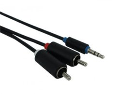 Аудіо кабель ProLink 3.5мм St - 2хRCA 1.5м (PB103-0150)