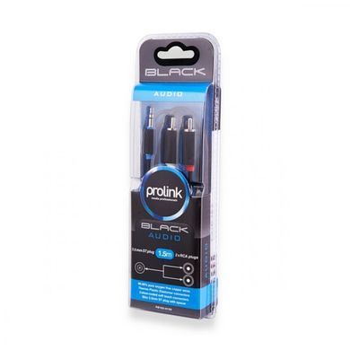 Аудіо кабель ProLink 3.5мм St - 2хRCA 1.5м (PB103-0150)