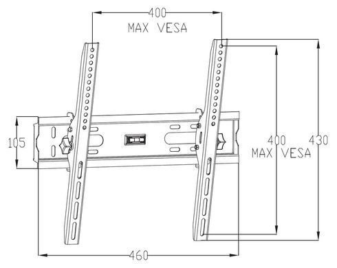 Кронштейн для телевизора Charmount LED-T40