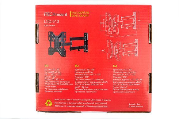 Кронштейн для ТВ iTech LCD513