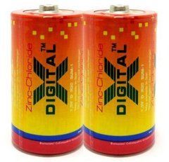 Батарейка X-DIGITAL D R20 2шт