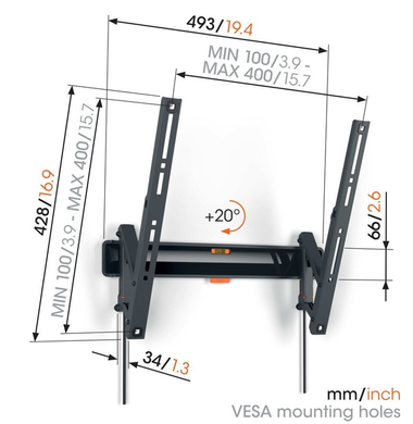 Кронштейн для ТВ Vogels TVM 3413