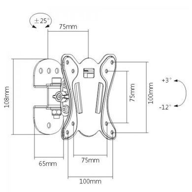 Кронштейн для ТВ iTech LCD-303B