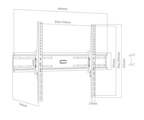 Кріплення для ТВ Charmount CT-PLB-E804