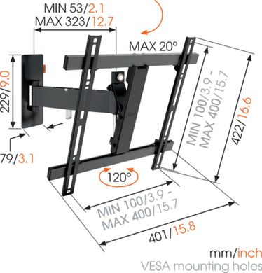 Крепление для ТВ Vogels W52070