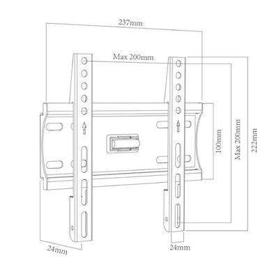 Крепление для ТВ Charmount CT-PLB-E811