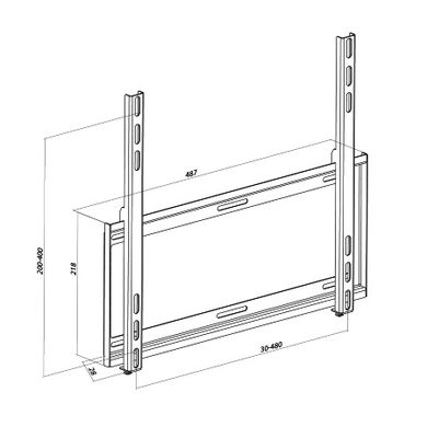 Фиксированный кронштейн для ТВ KSL WM448P