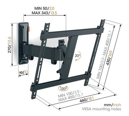 Кронштейн для ТВ Vogels TVM 3423