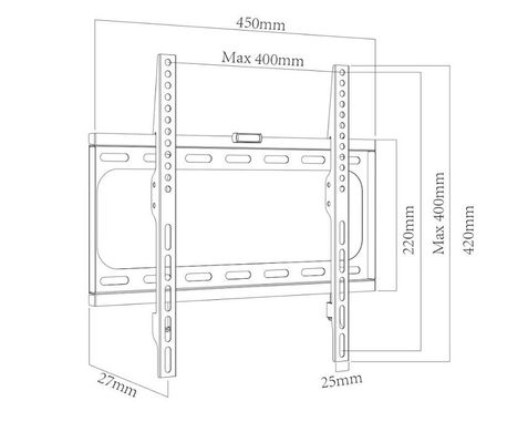 Крепление для ТВ Charmount CT-PLBE3002B